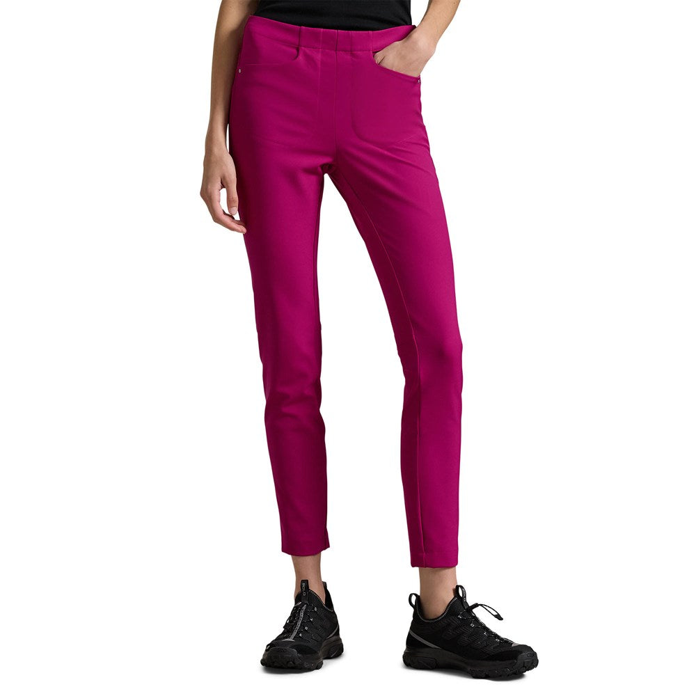 RLX Ralph Lauren Women's Eagle Stretch Twill Golf Pants - Fuchsia Berry