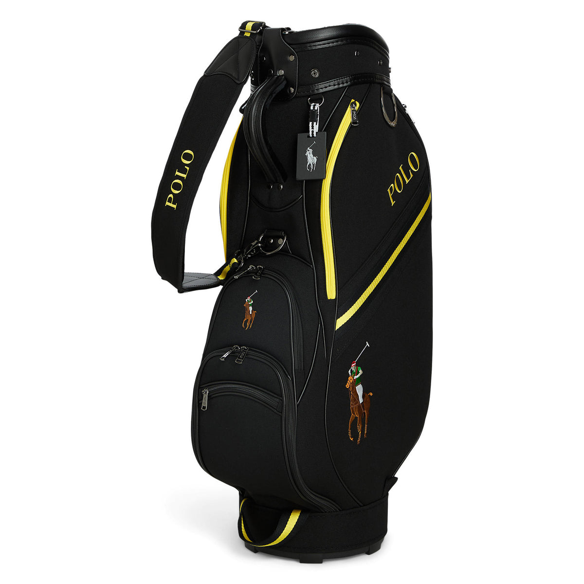 Polo Performance Ralph Lauren Signature Polo Cart Golf Bag - Black