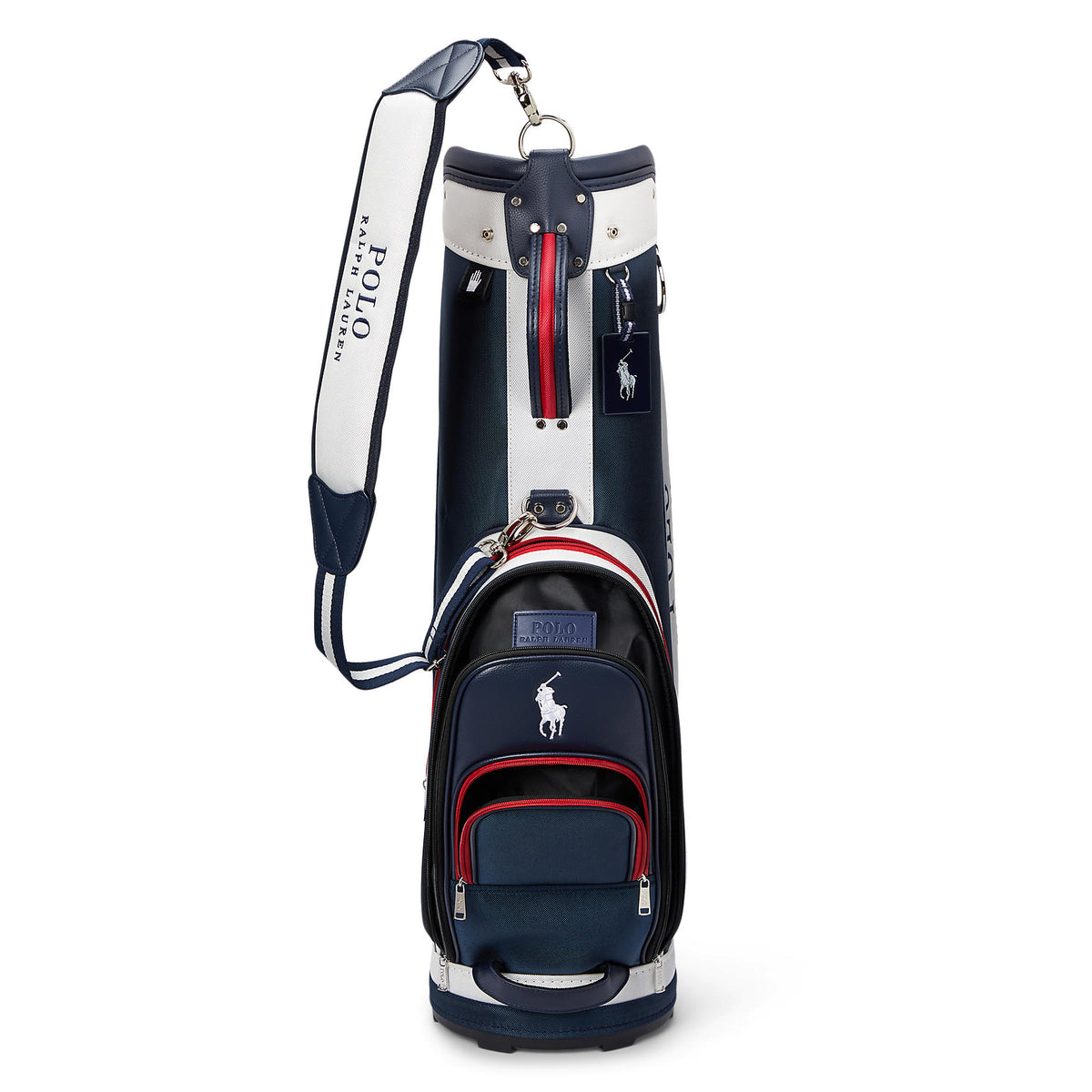 Polo Performance Ralph Lauren Colour Block Cart Golf Bag - White