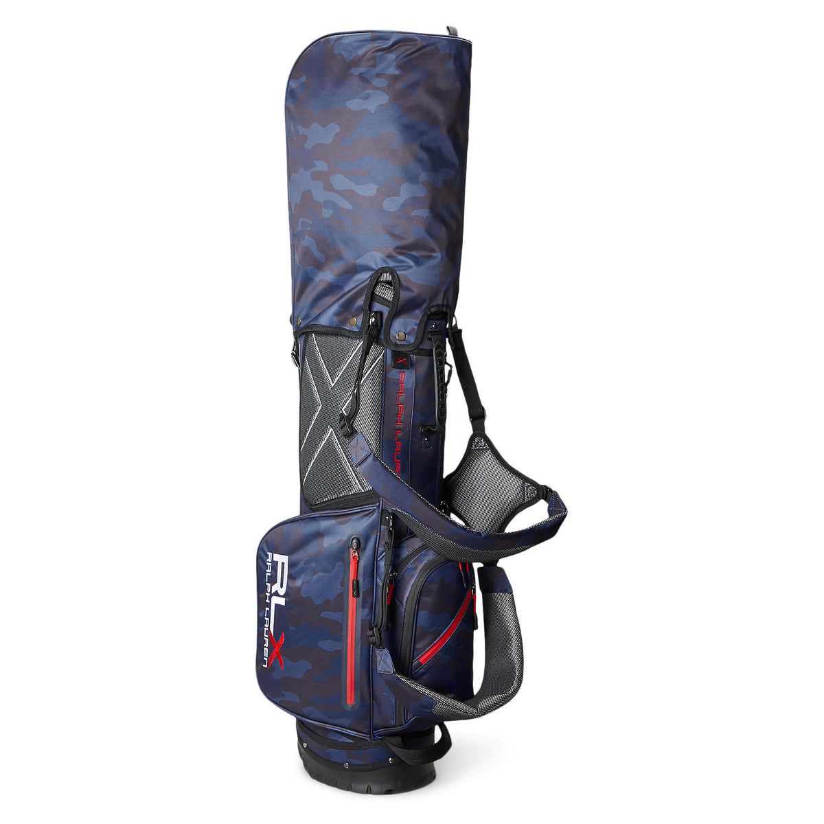 RLX Ralph Lauren Camo Stand Golf Bag - Navy