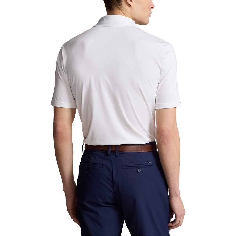 RLX Ralph Lauren Classic Fit Performance Golf Polo Shirt - Ceramic White