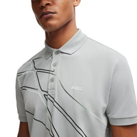 BOSS Paddy 3 Golf Shirt - Light/Pastel Grey