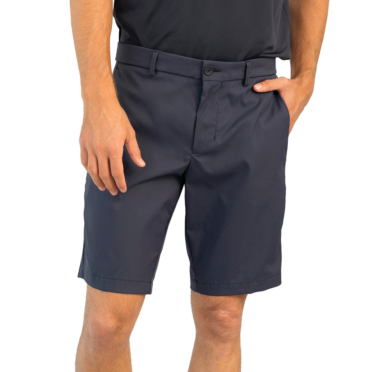 BOSS Phoenix Slim Fit Golf Shorts - Dark Blue