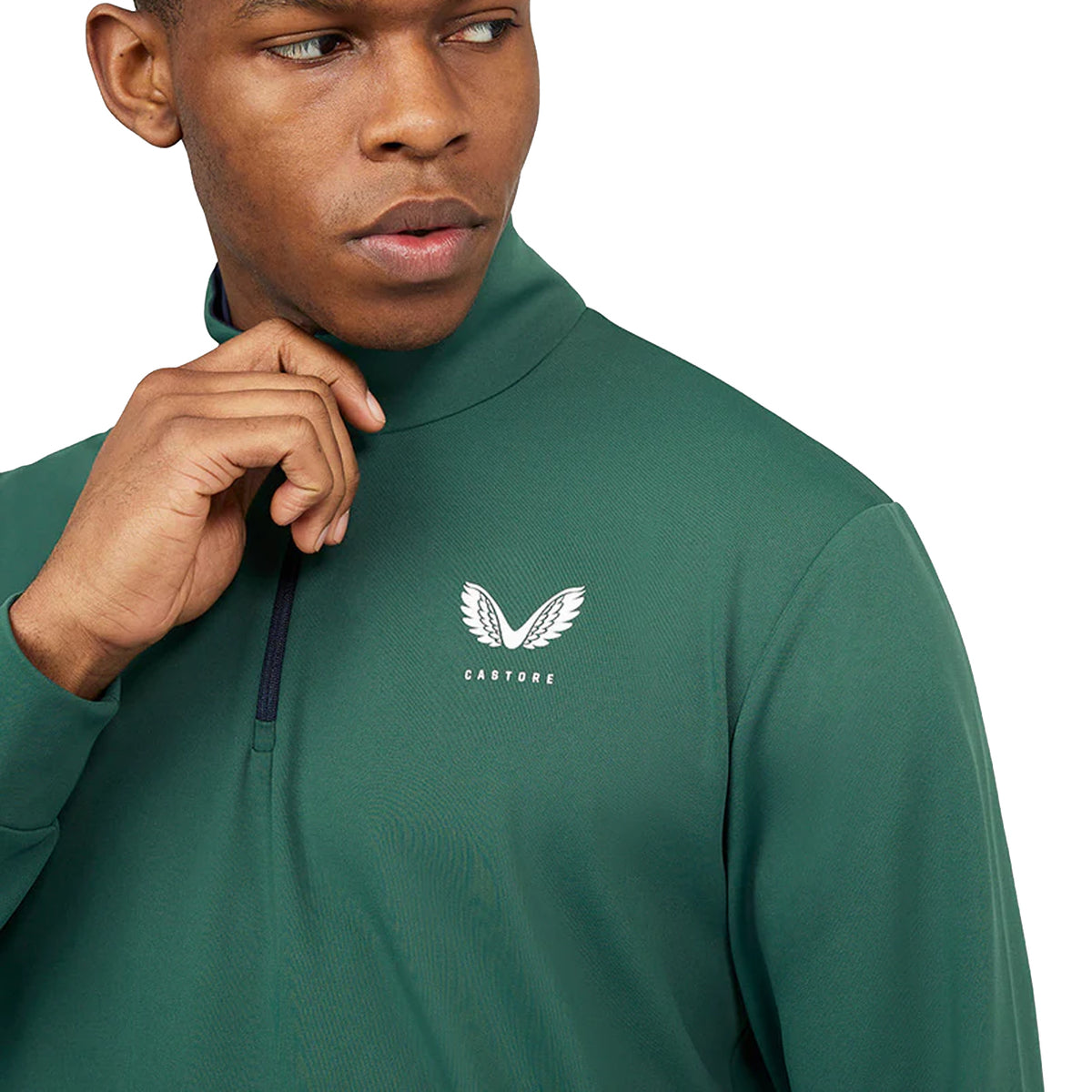 Castore Classic Mock Neck 1/4 Zip -Hunter Green