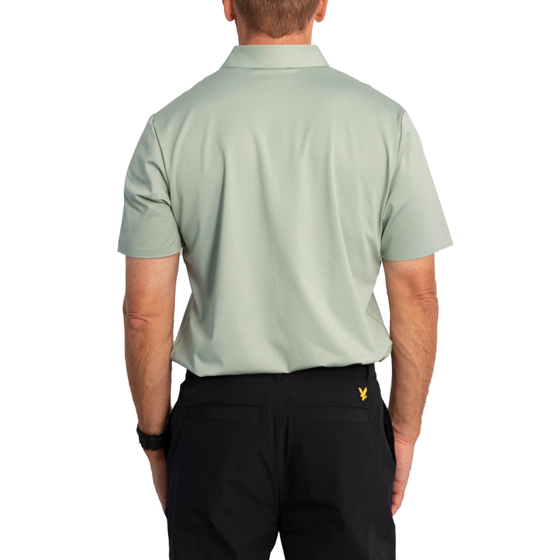 Cross Lazer Golf Polo Shirt - Milky Jade