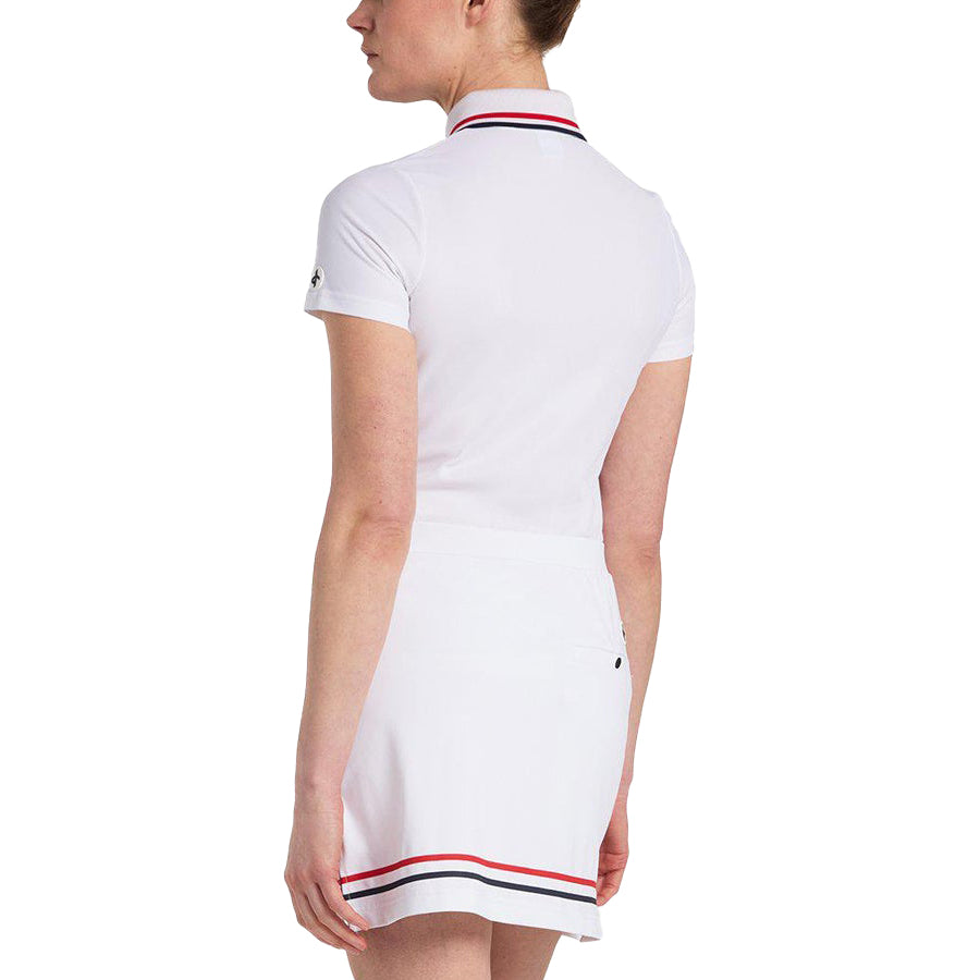 Cross Women's Performance Golf Polo - White