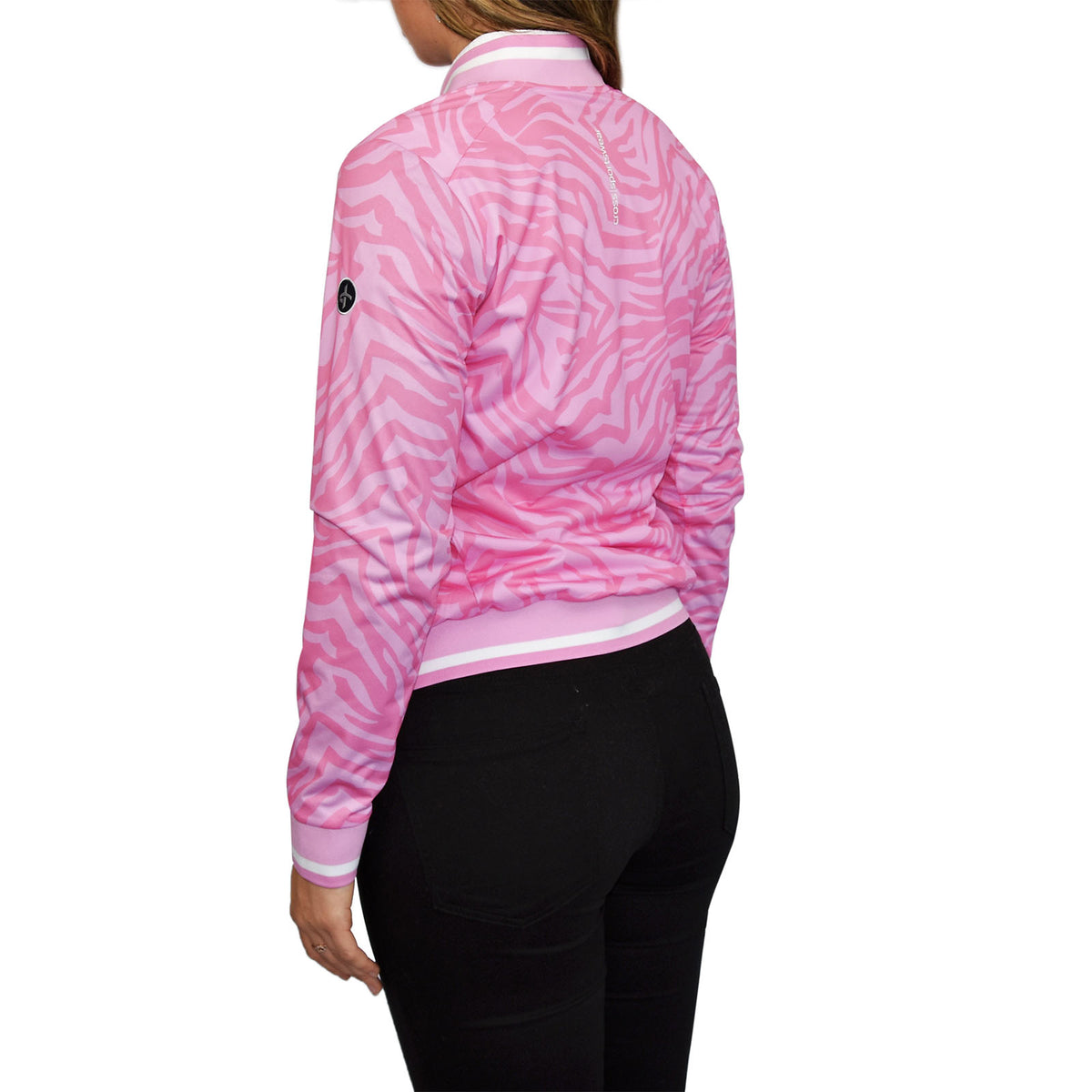 Cross Women's Storm Golf Jacket - Pink Zebra