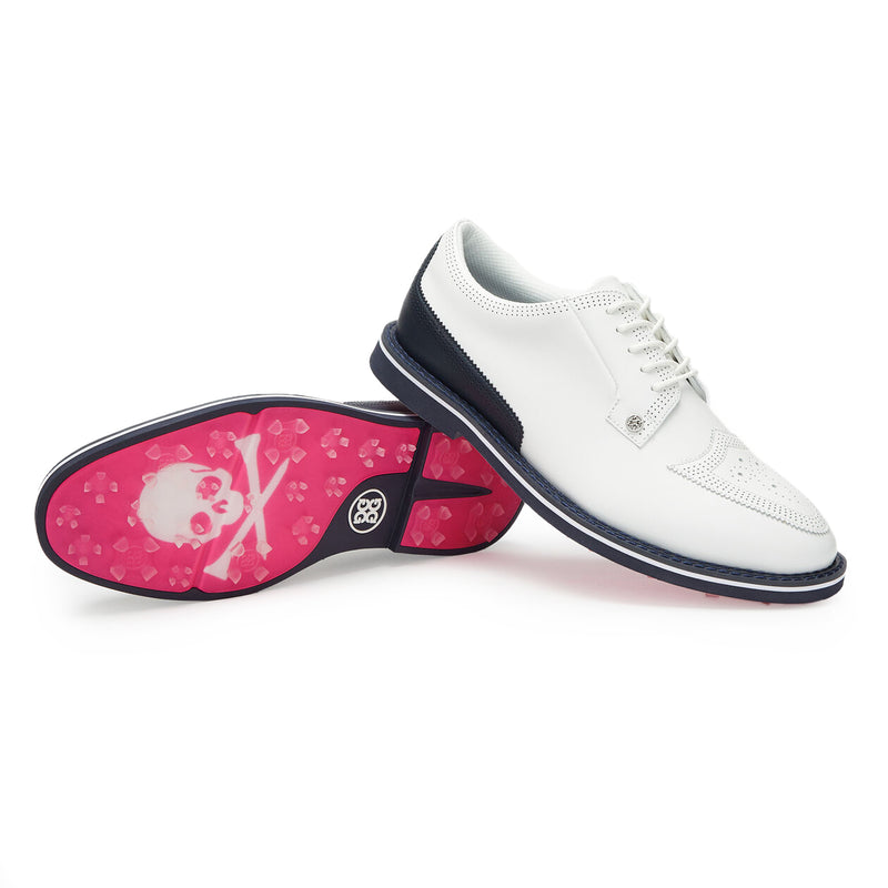 G/Fore Brogue Gallivanter Golf Shoes - Snow/ Twilight