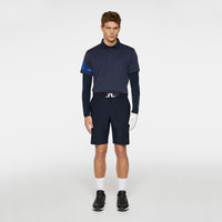 J.Lindeberg Heath Regular Fit Golf Polo Shirt - Navy Melange