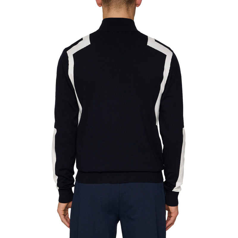 J.Lindeberg Kendrick Knitted Zip 스웨터 -JL Navy