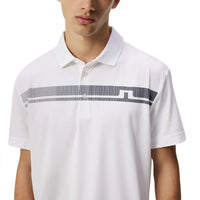 J.Lindeberg Klas Regular Fit Golf Polo Shirt - White