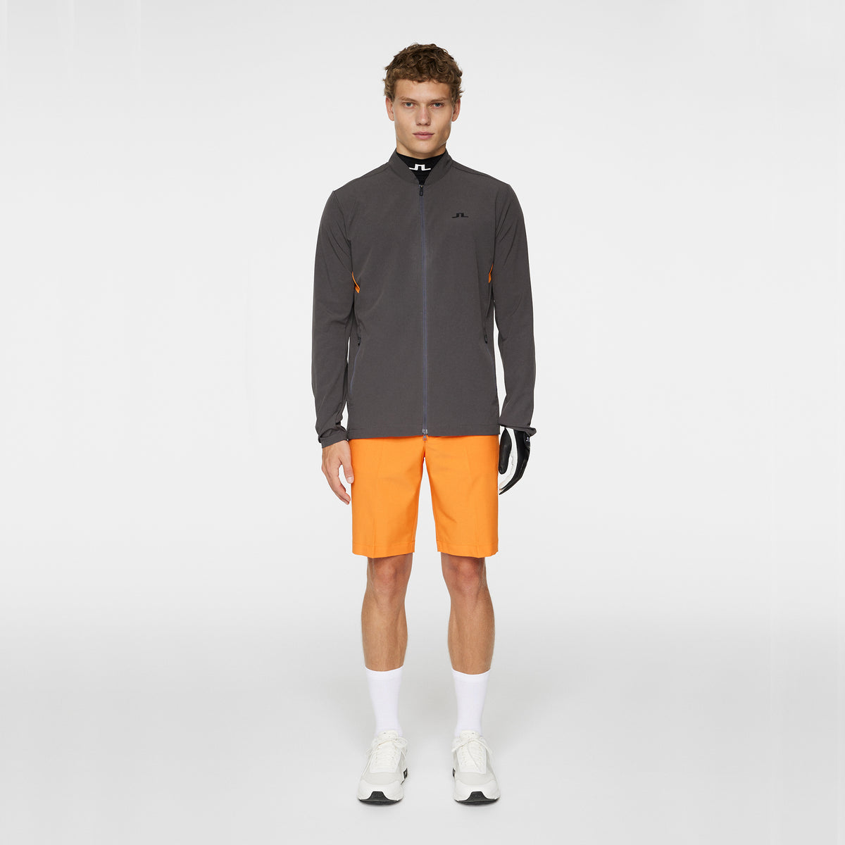 J.Lindeberg KV Hybrid Golf Jacket - Asphalt