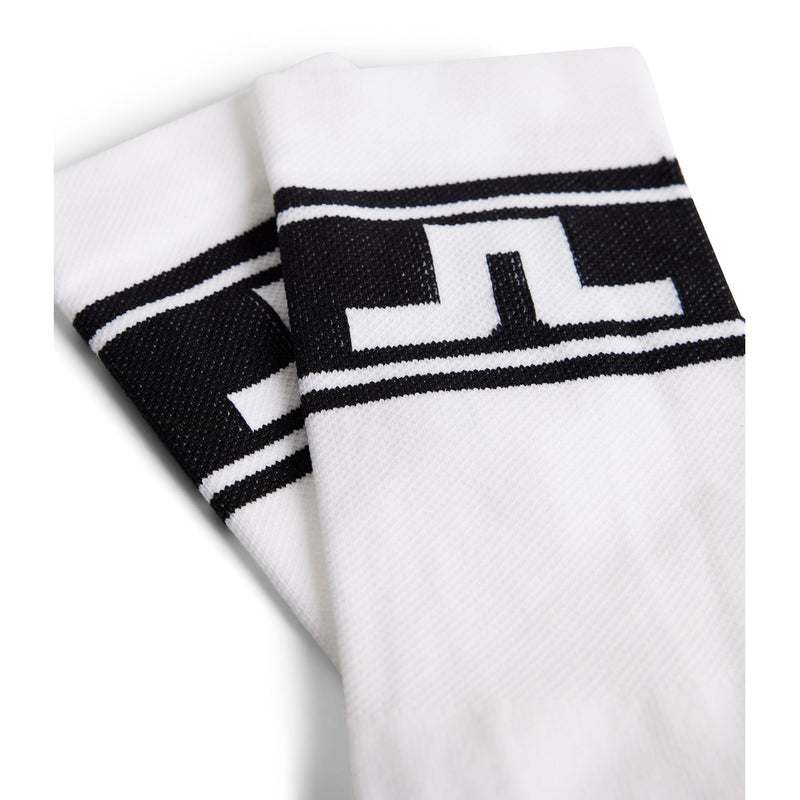 J.Lindeberg Percy Golf Sock- 화이트