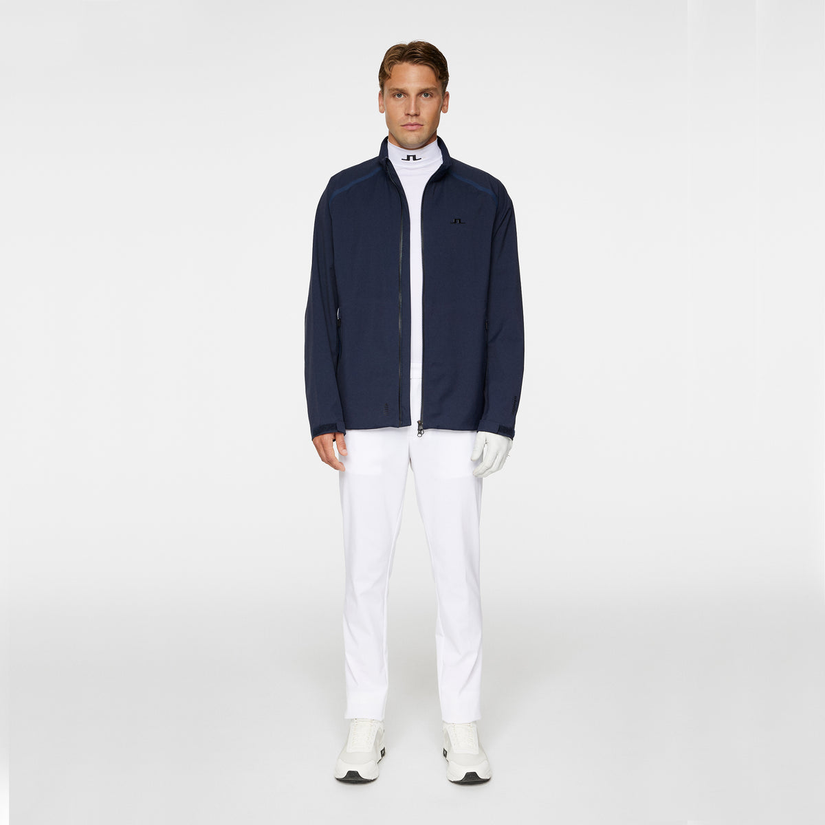 J.Lindeberg Sandy Waterproof Golf Jacket - JL Navy