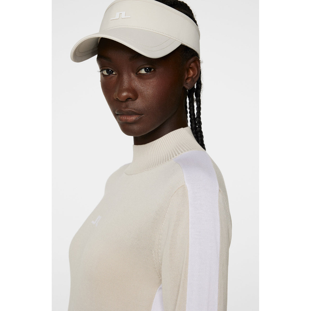 J.Lindeberg Women's Adia Knitted Golf Sweater - Moonbeam