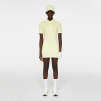 J.Lindeberg Women's Amelie Golf Skirt - Pale Lime Yellow