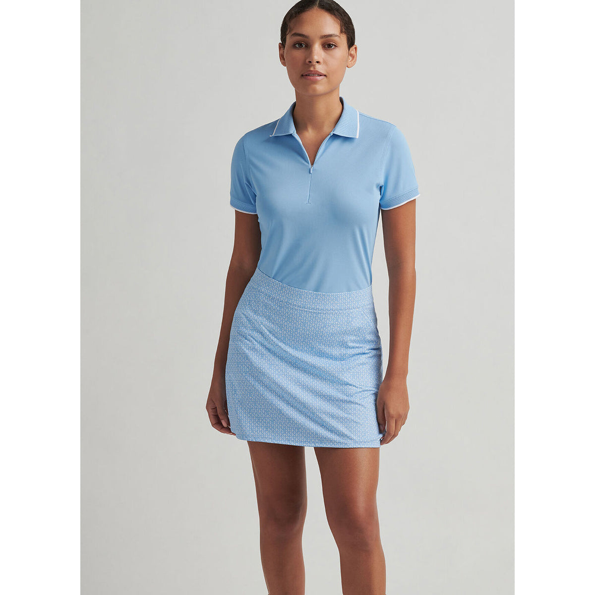 Peter Millar Women 's Mar Tee Ni Break Sally Trim Golf Skort -Sapphire