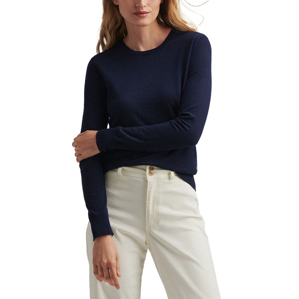 Peter Millar Women'x Excursionist Flex Knitted Golf Crew -Navy