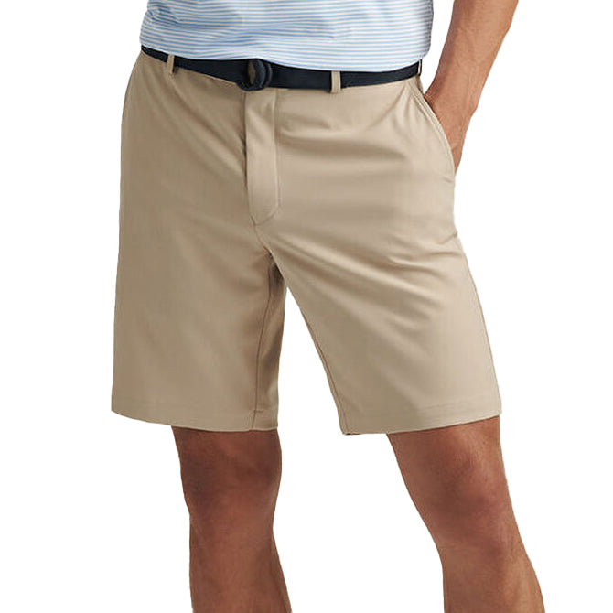 Peter Millar Salem Performance Golf Shorts -Khaki