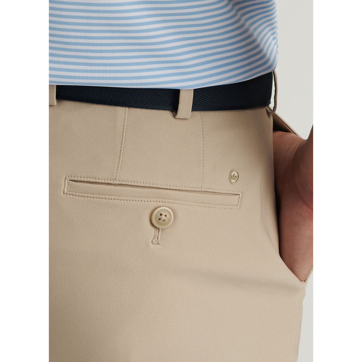 Peter Millar Salem Performance Golf Shorts -Khaki