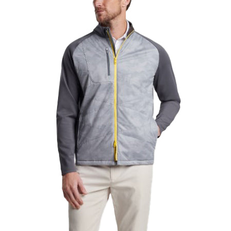 Peter Millar Endeavour Hybrid Golf Jacket - Gale Grey/Iron