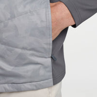 Peter Millar Endeavour Hybrid Golf Jacket - Gale Grey/Iron