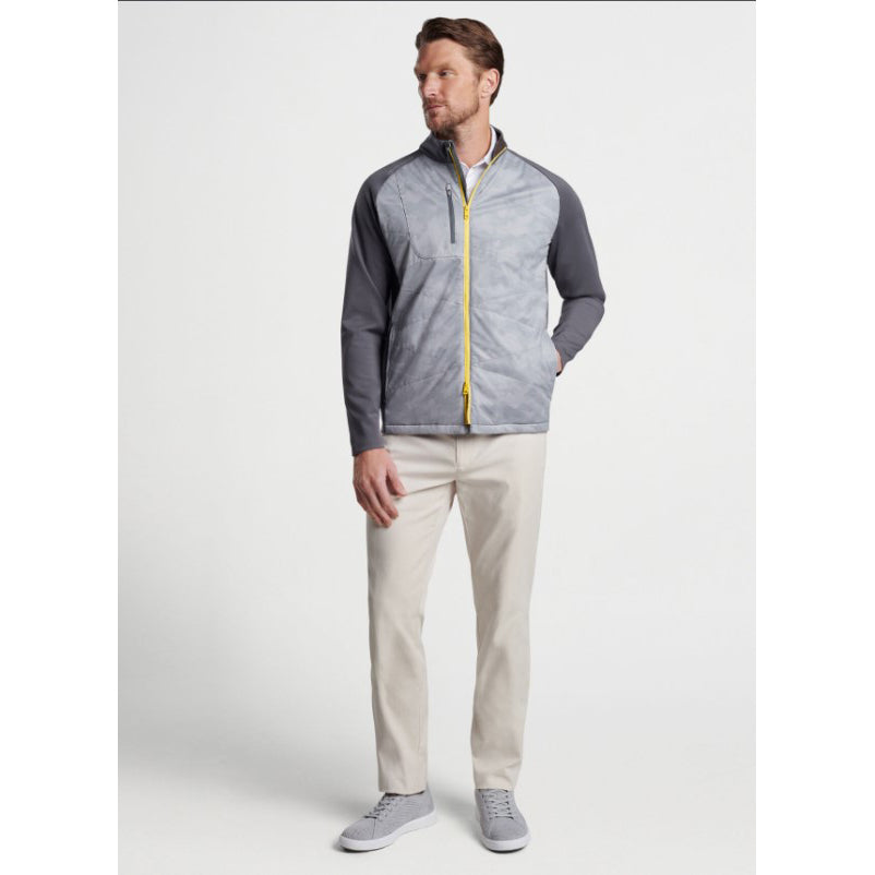 Peter Millar Endeavour Hybrid Golf Jacket - Gale Grey/Iron