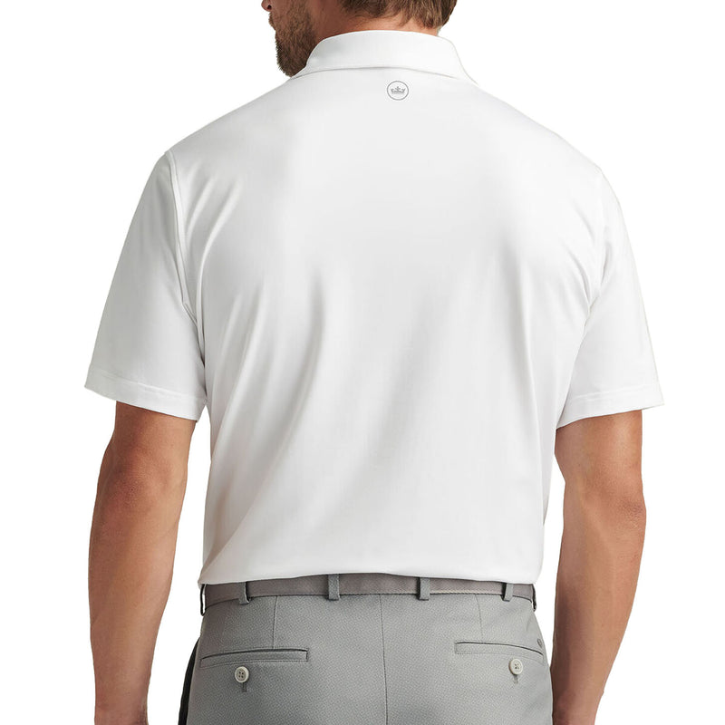 Peter Millar Performance Stretch Jersey Golf Shirt - White