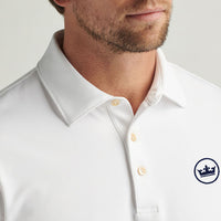 Peter Millar Performance Stretch Jersey Golf Shirt - White