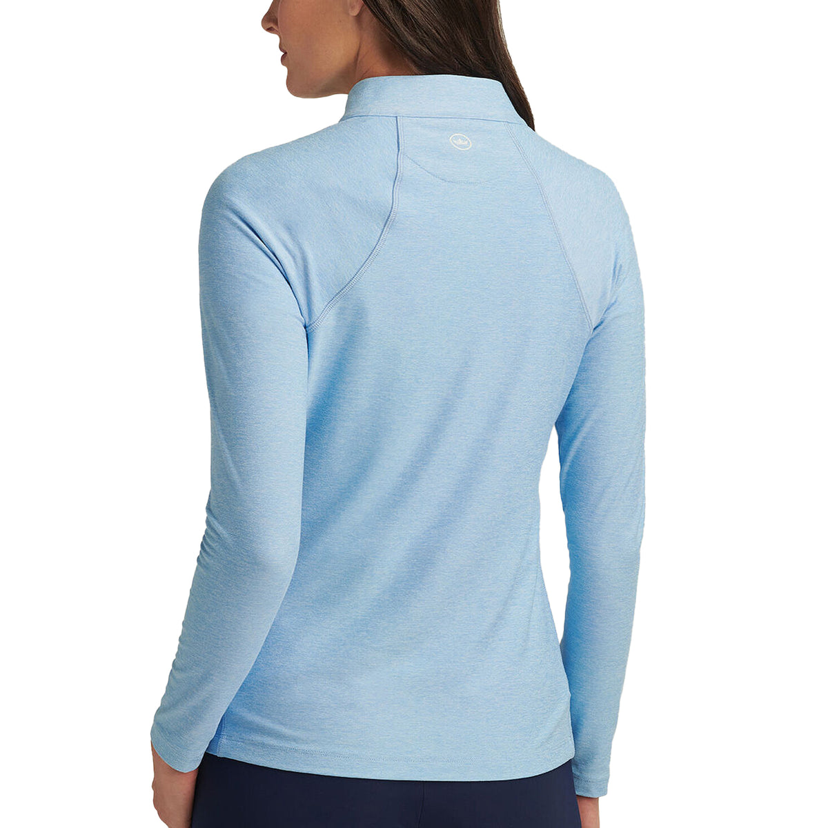 Peter Millar Women 's Melange Raglan Sleeve 1/4 Zip Midlayer -Bonnet