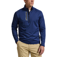 RLX Ralph Lauren Driver Stretch Jersey Golf Pullover -  Annapolis Blue