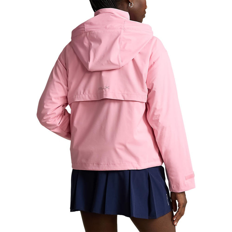 RLX Ralph Lauren Women's Water Repellent Hooded Jacket - Course Pink