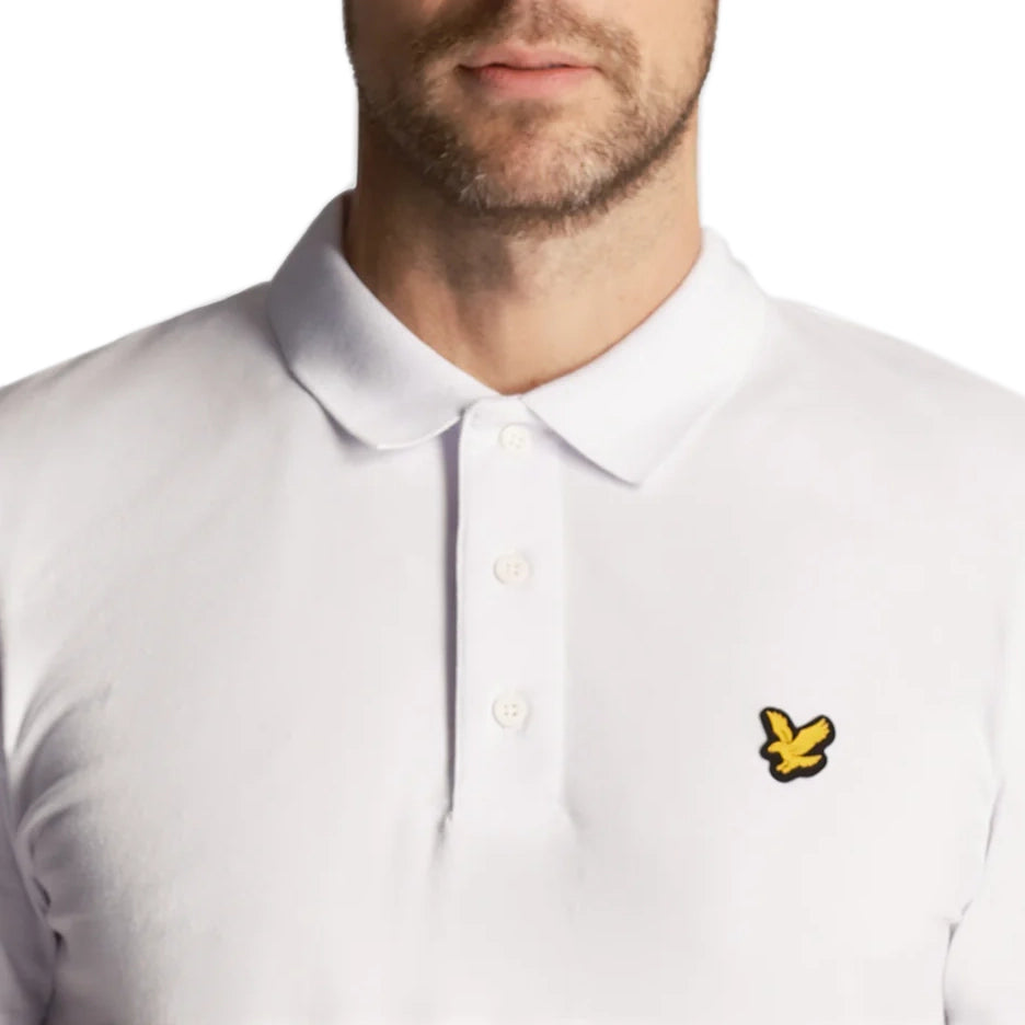 Lyle & Scott Golf Tech Polo Shirt - White