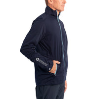 Sunderland Whisperdry Pro-Lite Lightweight Waterproof Golf Jacket - Navy/ Aqua