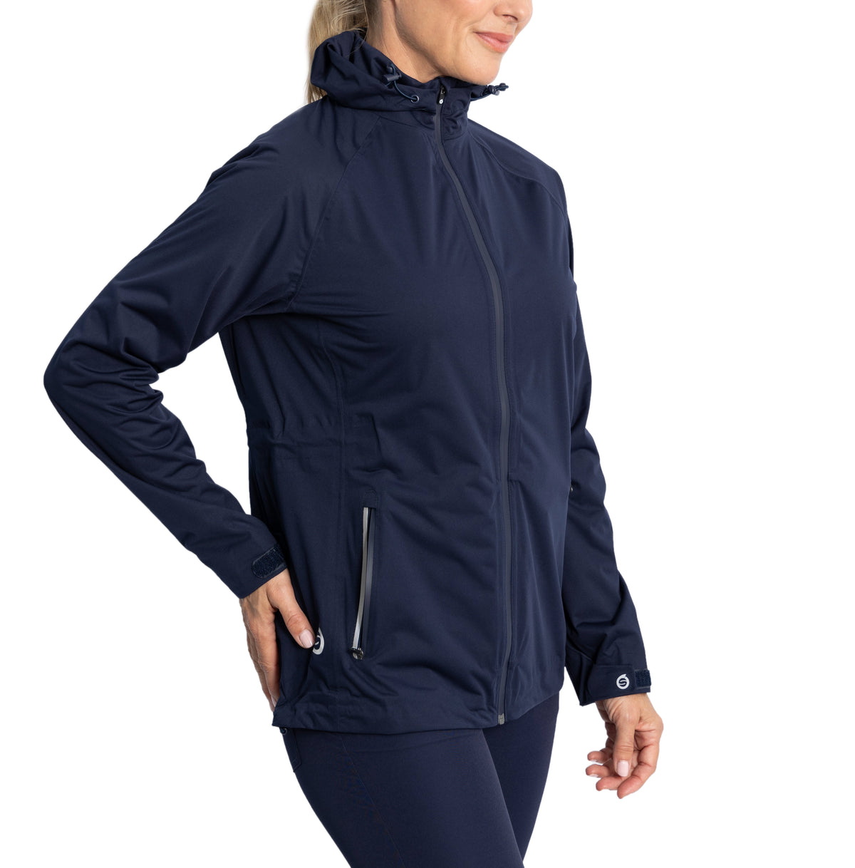 Sunderland Women's Aurora Whisperdry Lightweight Waterproof Golf Jacket - Navy