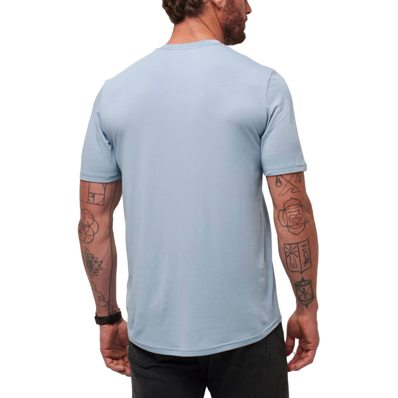 Travis Mathew Cloud Crew Golf Tee -Dusty Blue