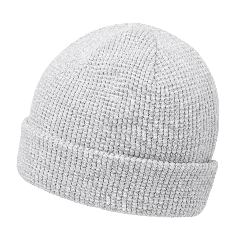 Travis Mathew Cloud Waffle Golf Beanie -Heather Grey