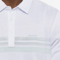 Travis Mathew Surf Slang Golf Polo Shirt - White