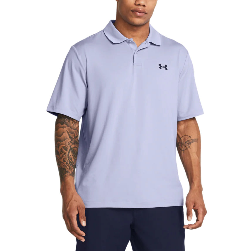 Under Armour Performance 3.0 Golf Polo Shirt - Celeste