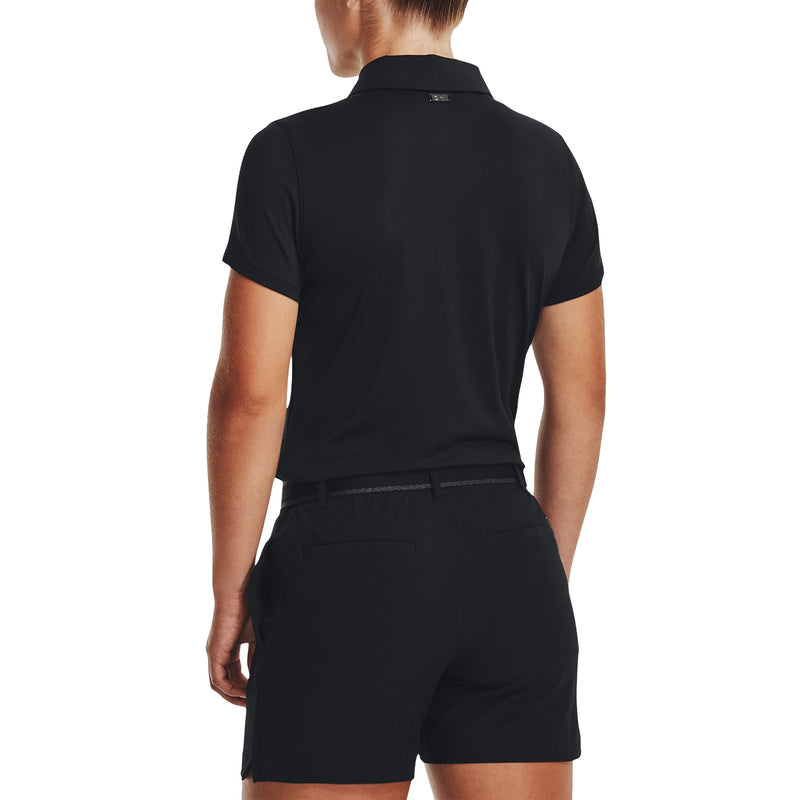 Under Armour Women's Playoff Golf Polo Shirt - Black