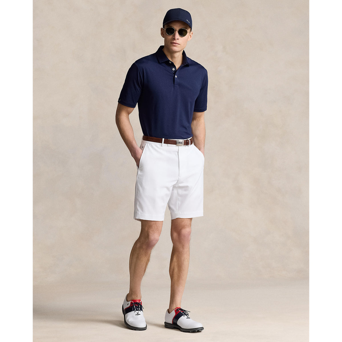 RLX Ralph Lauren Classic Fit Performance Golf Shirt - Refined Navy