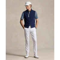 RLX Ralph Lauren Tech Terry Full Zip Golf Vest - Refined Navy