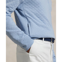 RLX Ralph Lauren Classic Fit Quilted Double-Knit Golf Pullover - Estate Blue