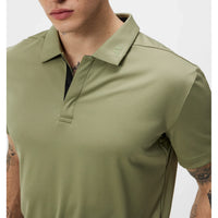 J.Lindeberg Dario Regular Fit Polo Golf Shirt - Oil Green