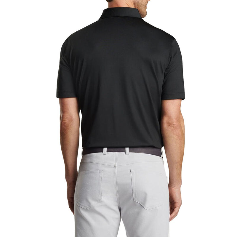 Peter Millar Performance Stretch Jersey Golf Shirt - Black