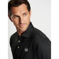 Peter Millar Performance Stretch Jersey Golf Shirt - Black