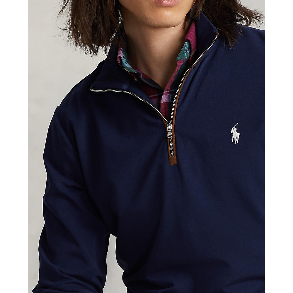 Polo Performance Ralph Lauren Fine Gauge Terry Half Zip - French Navy