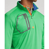 RLX Ralph Lauren Driver Luxury Jersey Pullover - Vineyard Green