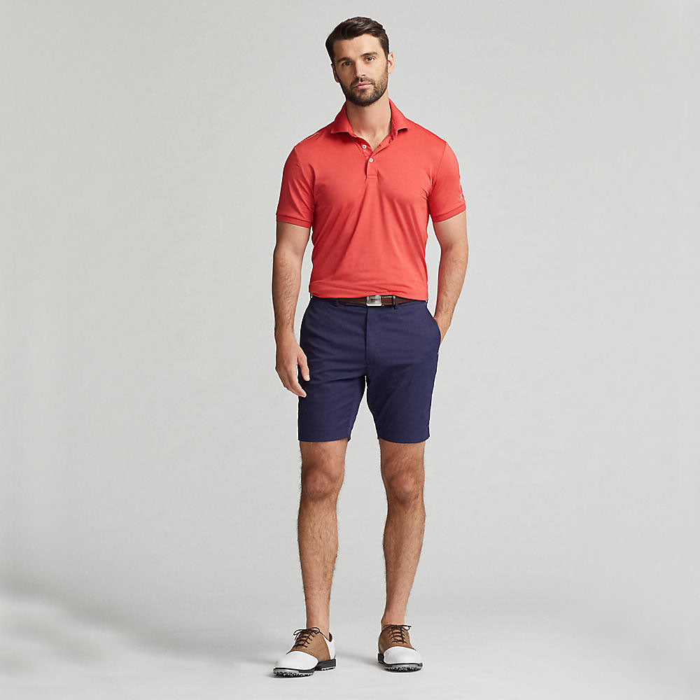 RLX Ralph Lauren Solid Airflow Performance Polo - Spring Red