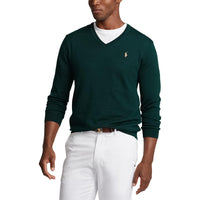 Polo Performance Ralph Lauren V Neck Knit - Hunt Club Green